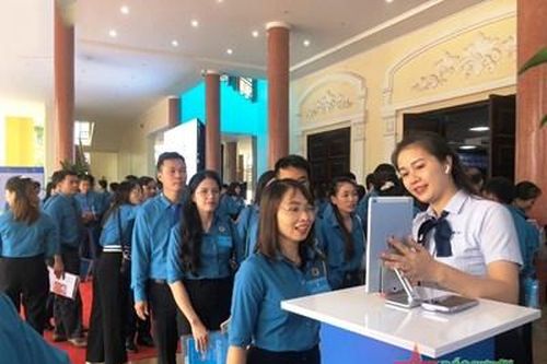 Hàng loạt các ứng dụng công nghệ số được áp dụng tại Đại hội Công đoàn tỉnh Thanh Hóa lần thứ XX