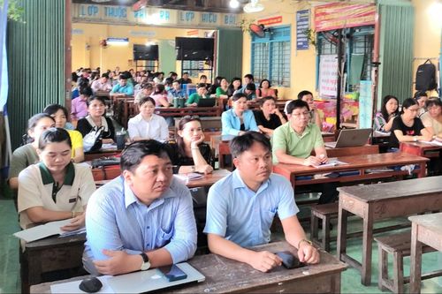 Bồi dưỡng chính trị hè cho hơn 2.300 viên chức ngành Giáo dục Thoại Sơn