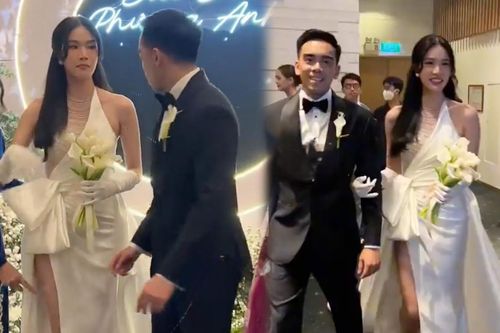 Hé lộ hình ảnh đầu tiên của Á hậu Phương Anh: Visual cô dâu - chú rể chiếm sóng
