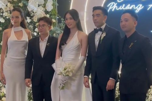 Hôn lễ Á hậu Phương Anh: Không gian ngập hoa tươi, vị khách đầu tiên có mặt