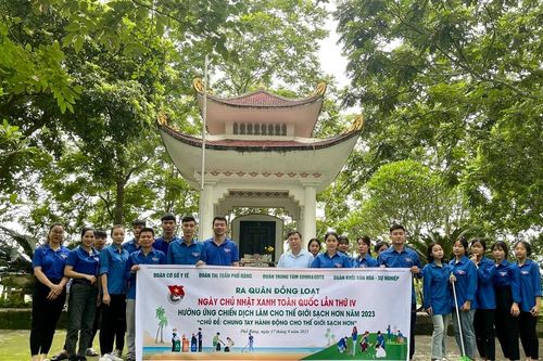 Huyện đoàn Bảo Yên ra quân đồng loạt 'Ngày Chủ nhật xanh'