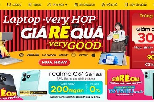 Máy tính xách tay giảm giá mạnh đầu năm học mới