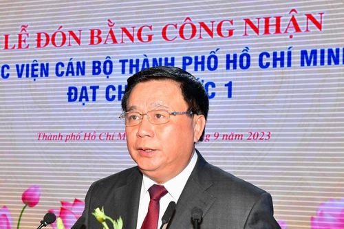 Giám đốc Học viện Chính trị quốc gia Hồ Chí Minh Nguyễn Xuân Thắng: Học viện Cán bộ TPHCM có cơ sở để đạt chuẩn mức 2