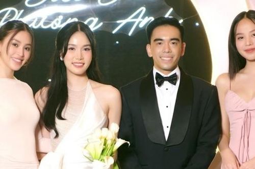 Dàn Hoa hậu, Á hậu Việt thanh lịch dự tiệc báo hỷ của Á hậu Phương Anh