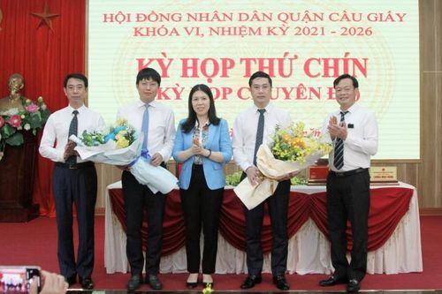 Quận Cầu Giấy có tân Phó Chủ tịch