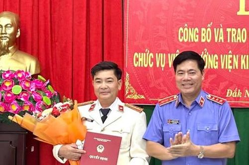 Công bố quyết định của Viện trưởng VKSND tối cao về việc bổ nhiệm cán bộ