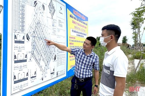 138 lô đất ở TP Hà Tĩnh sắp sửa lên 'sàn đấu' với giá khởi điểm hấp dẫn