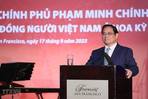 Hình ảnh Thủ tướng gặp gỡ Cộng đồng Người Việt Nam tại Hoa Kỳ