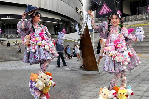 Tranh cãi outfit 'gấu nguyên cây' của Phạm Thoại đi đu concert BlackPink