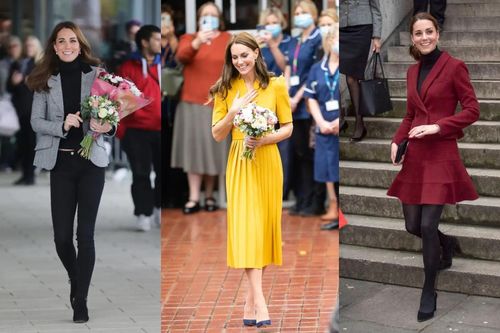 Phong cách mùa thu giản dị và thanh lịch của Kate Middleton