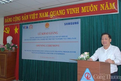 Bộ Công Thương hợp tác với Samsung đào tạo chuyên gia chuyển đổi số