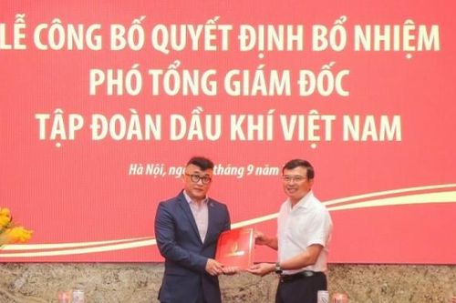 Ông Phan Tử Giang được bổ nhiệm giữ chức Phó Tổng giám đốc Tập đoàn Dầu khí Việt Nam