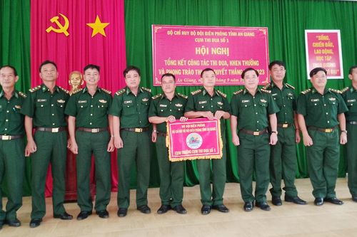 Cụm Thi đua số 1 Bộ Chỉ huy Bộ đội Biên phòng tỉnh An Giang tổng kết phong trào Quyết thắng năm 2023