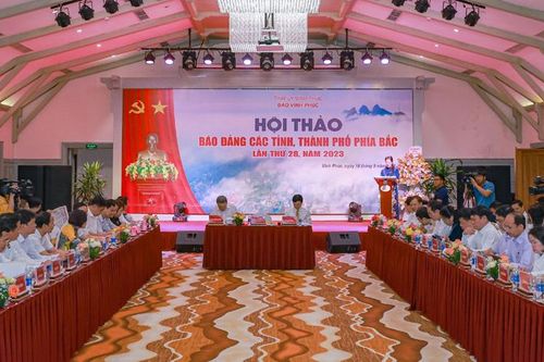 Hội thảo báo Đảng các tỉnh, thành phố phía Bắc lần thứ 28 tại Vĩnh Phúc