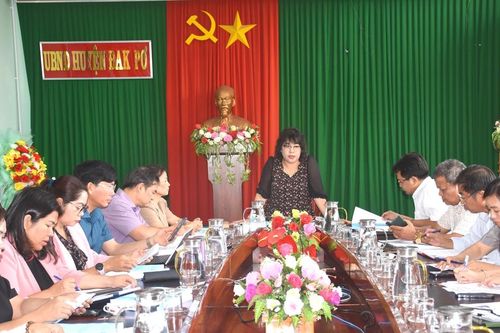 Giám sát về phát triển đội ngũ cán bộ, công chức, viên chức dân tộc thiểu số tại Đak Pơ