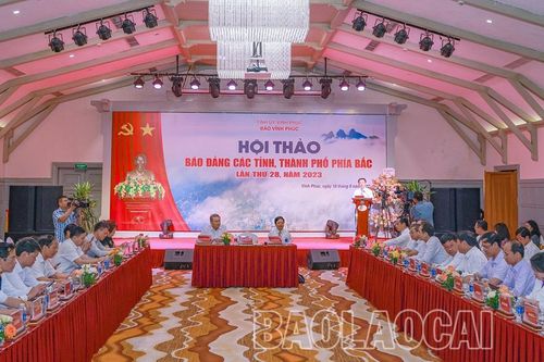 Hội thảo báo Đảng các tỉnh, thành phố phía Bắc lần thứ 28 tại tỉnh Vĩnh Phúc