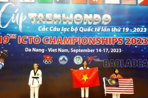 2 học sinh Lào Cai đoạt Huy chương Vàng Giải Taekwondo các câu lạc bộ quốc tế ICTO năm 2023