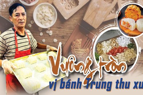 Vuông tròn vị bánh Trung thu xưa