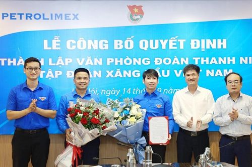 Petrolimex quyết định thành lập Văn phòng Đoàn Thanh niên Tập đoàn