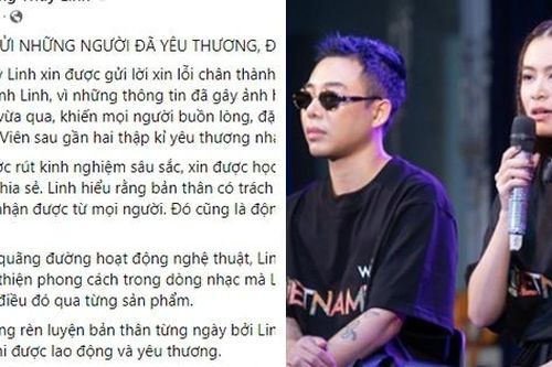 Sau họp báo 'dạy dỗ' phóng viên, Hoàng Thùy Linh xin được rút kinh nghiệm sâu sắc