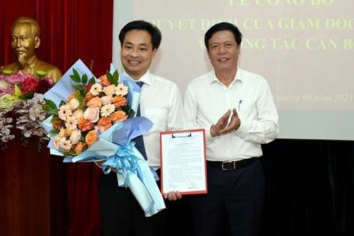 Sở Y tế Nghệ An công bố các quyết định điều động, bổ nhiệm cán bộ