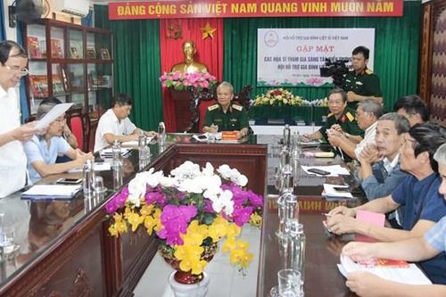 Sáng tác biểu trưng Hội Hỗ trợ gia đình liệt sĩ Việt Nam