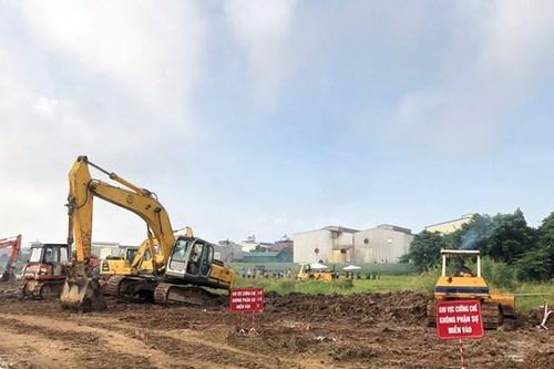 Vĩnh Phúc: Cưỡng chế giải phóng mặt bằng dự án Cụm công nghiệp Trung Nguyên