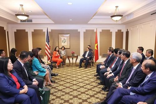 Thủ tướng Phạm Minh Chính tiếp đoàn chính trị gia vùng Vịnh San Francisco, bang California