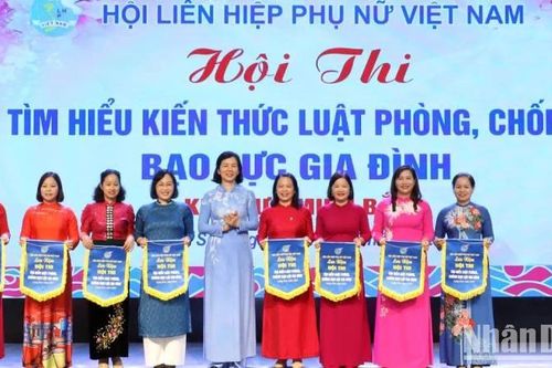 Hội thi 'Tìm hiểu kiến thức Luật Phòng, chống bạo lực gia đình' khu vực miền bắc