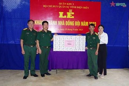 Điện Biên: Trao hỗ trợ xây Nhà đồng đội tặng quân nhân có hoàn cảnh khó khăn