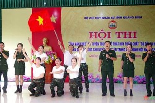 Bộ Chỉ huy Quân sự tỉnh Quảng Bình tổ chức Hội thi 'Dân vận khéo'