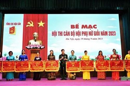 Trung tướng Đỗ Văn Thiện dự bế mạc Hội thi cán bộ hội phụ nữ giỏi năm 2023, Tổng cục Hậu cần
