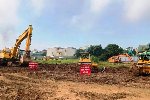 Cưỡng chế giải phóng mặt bằng cho dự án Cụm công nghiệp Trung Nguyên ở Vĩnh Phúc