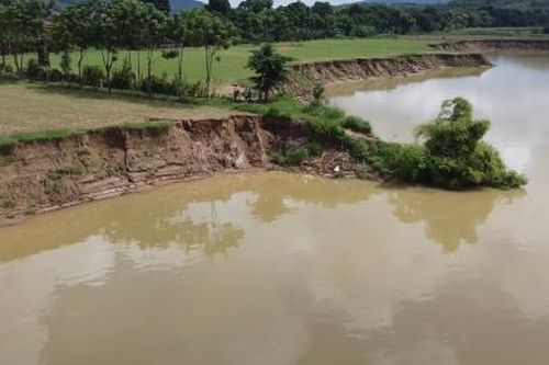 Vĩnh Lộc (Thanh Hóa): Sạt lở nghiêm trọng tại bờ sông Mã