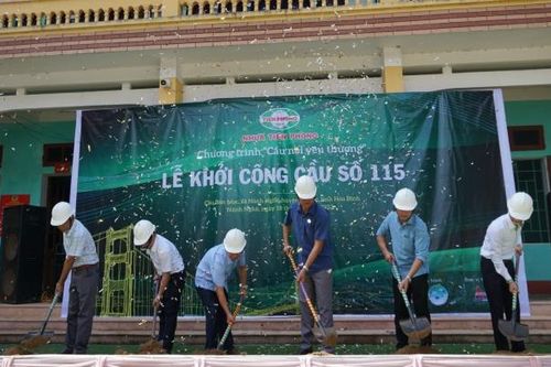 Nhựa Tiền Phong khởi công cầu nối yêu thương số 115 tại tỉnh Hòa Bình