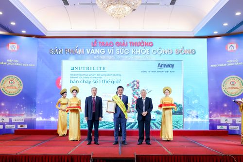 Amway Việt Nam lần thứ 11 nhận Giải thưởng Sản phẩm Vàng vì Sức khỏe