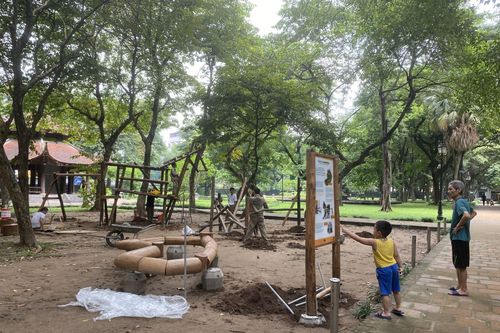 Sân chơi cộng đồng tại Khu di tích Văn Miếu - Quốc Tử Giám