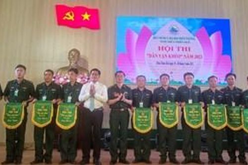 Bộ đội Biên phòng tỉnh khai mạc hội thi 'Dân vận khéo'