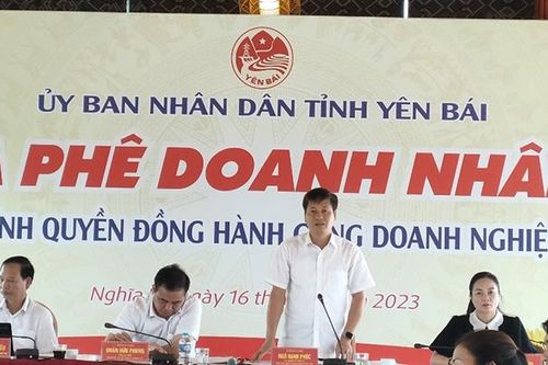 Yên Bái: Tổ chức Chương trình 'Cà phê doanh nhân' tháo gỡ khó khăn, vướng mắc cho doanh nghiệp