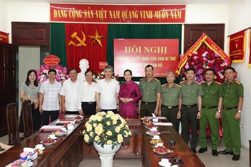 Ban Bí thư chuẩn y Đại tá, Phó Giám đốc Công an giữ chức Phó Chủ nhiệm Ủy ban Kiểm tra Tỉnh ủy