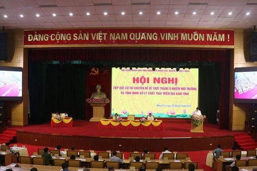 Cử tri tỉnh Hưng Yên mong muốn xử lý triệt để chất thải, ô nhiễm nguồn nước