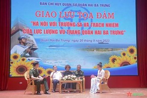 Tọa đàm 'Hà Nội với Trường Sa và trách nhiệm của lực lượng vũ trang quận Hai Bà Trưng'