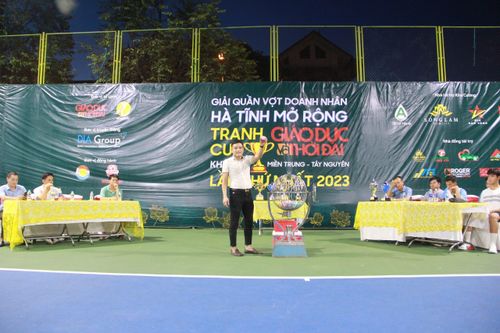 Sôi nổi bốc thăm Giải quần vợt Doanh nhân tranh Cúp Báo GD&TĐ