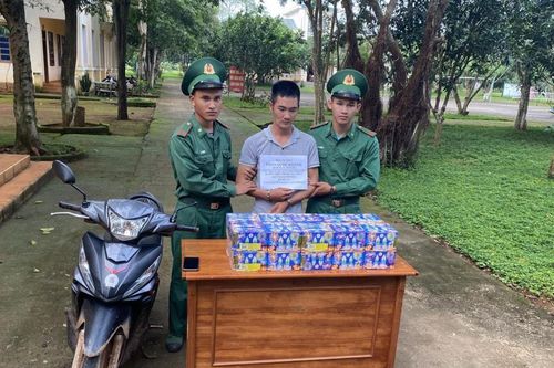 Bắt giữ đối tượng vận chuyển 20 hộp pháo nổ từ Campuchia về Việt Nam