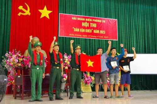 Hải đoàn Biên phòng 28, BĐBP thành phố Hải Phòng tổ chức thành công Hội thi 'Dân vận khéo'
