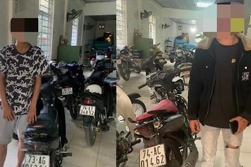 Công an Quảng Trị xử lý nghiêm thanh thiếu niên dàn hàng ngang, 'bốc đầu' xe máy