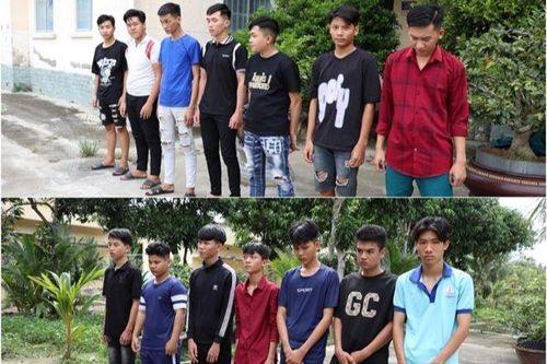 Nhóm đối tượng mang dao đi giải quyết mâu thuẫn rồi đánh trưởng công an xã