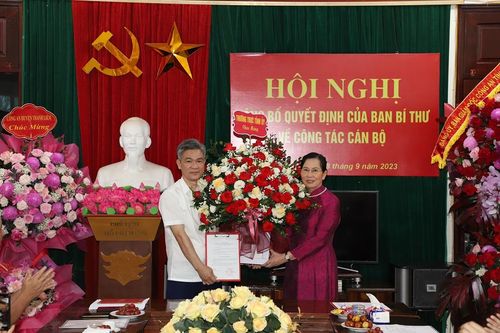Công bố quyết định của Ban Bí thư về công tác cán bộ ở Hà Nam
