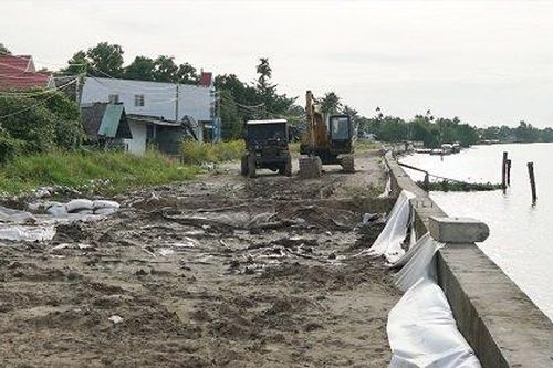 Cần Thơ: Đẩy nhanh tiến độ giải ngân dự án kè bờ sông