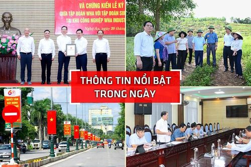 Nghệ An: Thông tin nổi bật ngày 20/9